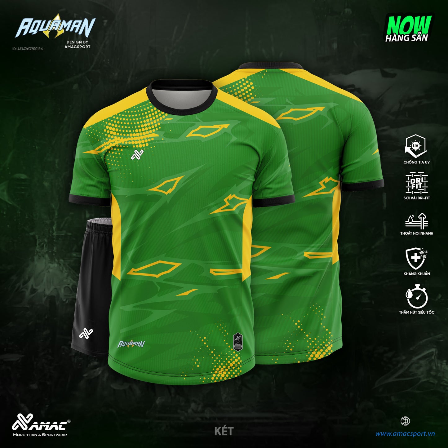 AMAC Football Shirt - Aquaman